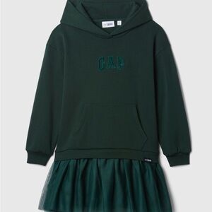 GAP Kids Green Hoodie Dress
